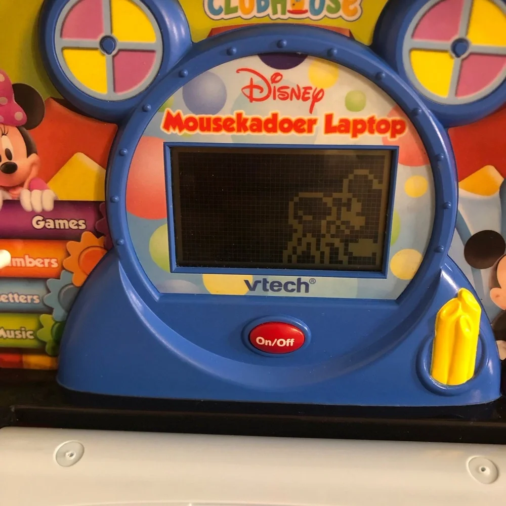 Vtech Mickey Mouse Clubhouse Mousekadoer Laptop #1039 WORKS